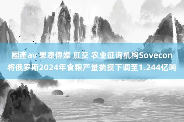 國產av 果凍傳媒 肛交 农业征询机构Sovecon将俄罗斯2024年食粮产量揣摸下调至1.244亿吨