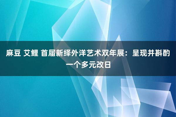 麻豆 艾鲤 首届新绎外洋艺术双年展：呈现并斟酌一个多元改日